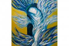 The rise of the angel 120 x 80 cm